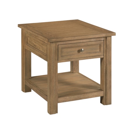 Rectangular 1-Drawer End Table