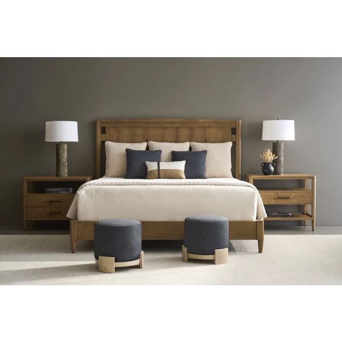 Fairfield Maxwell 2-Drawer Nightstand w/Pull-Out Shelf