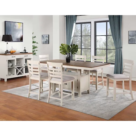 Farmhouse 8-Piece Dining Set