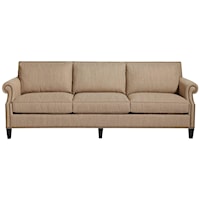 Maria Sofa with Nailhead Trim Rolled Arms