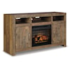Michael Alan Select Sommerford 62" TV Stand with Electric Fireplace