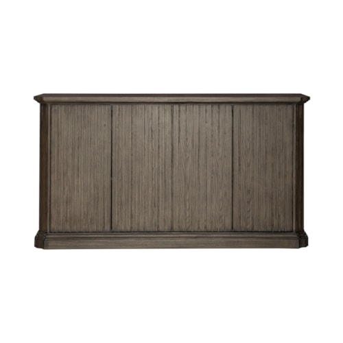 Transitional Four-Door Buffet with Removeable Silverware Tray