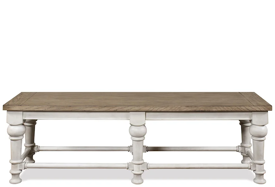 Southport Dining Bench by Riverside Furniture at Esprit Decor Home Furnishings