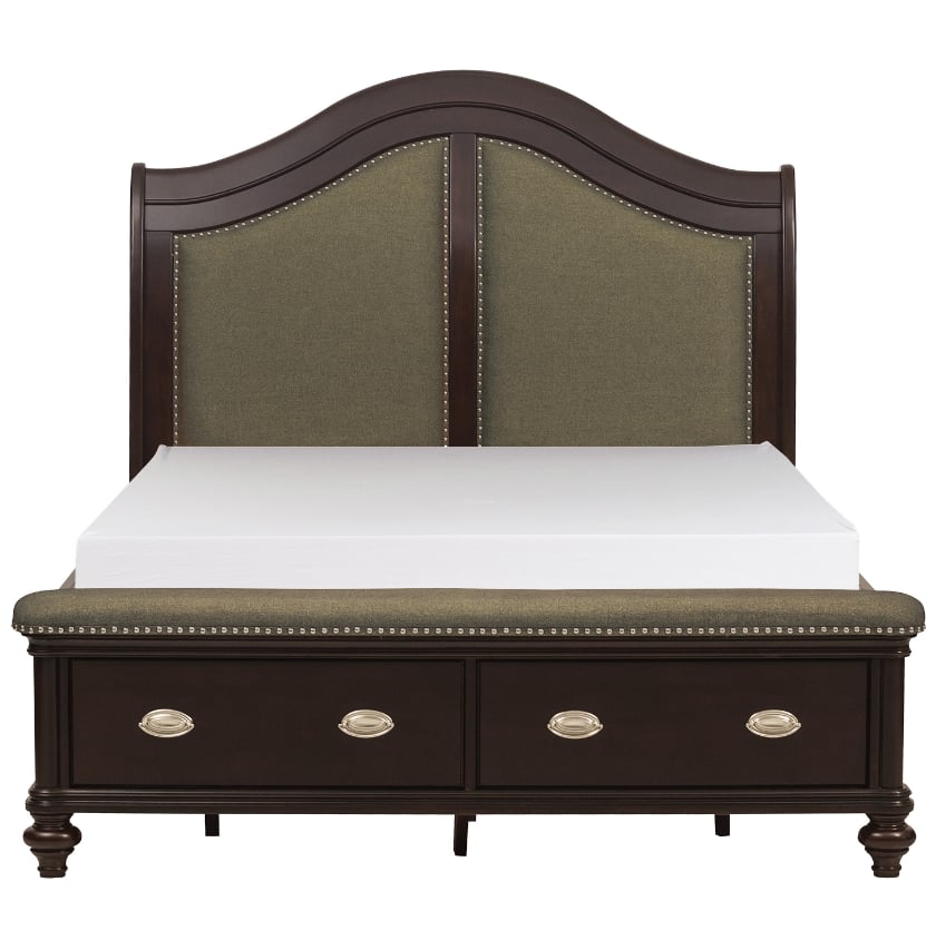 Queen Sleigh Storage Bed