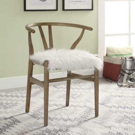 Wishbone Chair Gray Wash