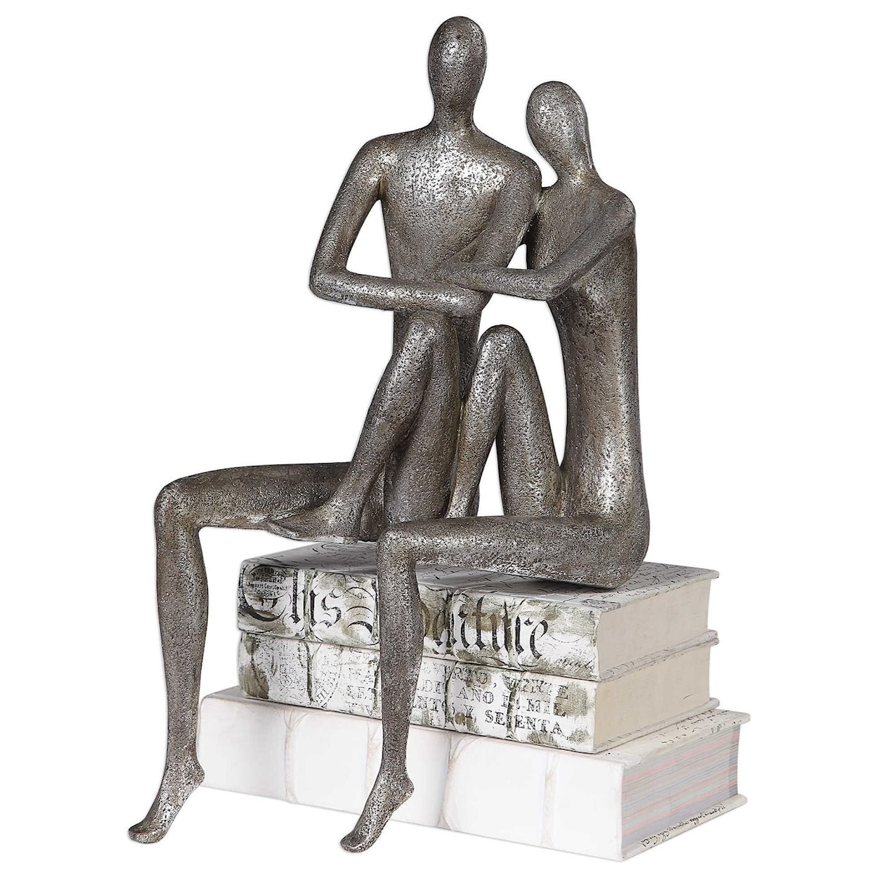 Uttermost Accessories - Statues and Figurines Courtship Antique Nickel Figurine