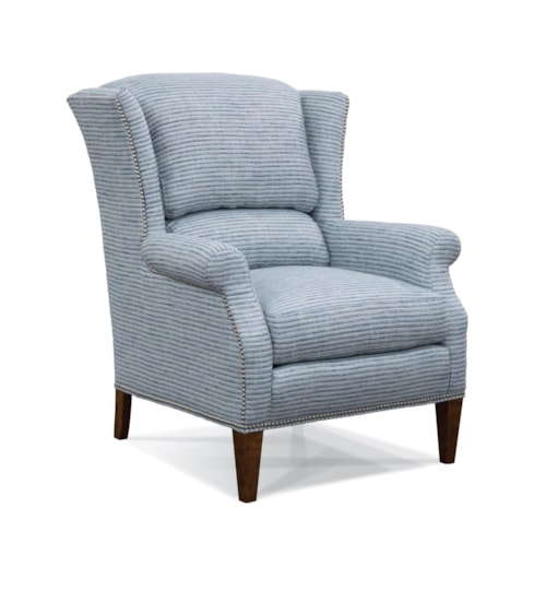 Traditional Chair with Rolled Arms