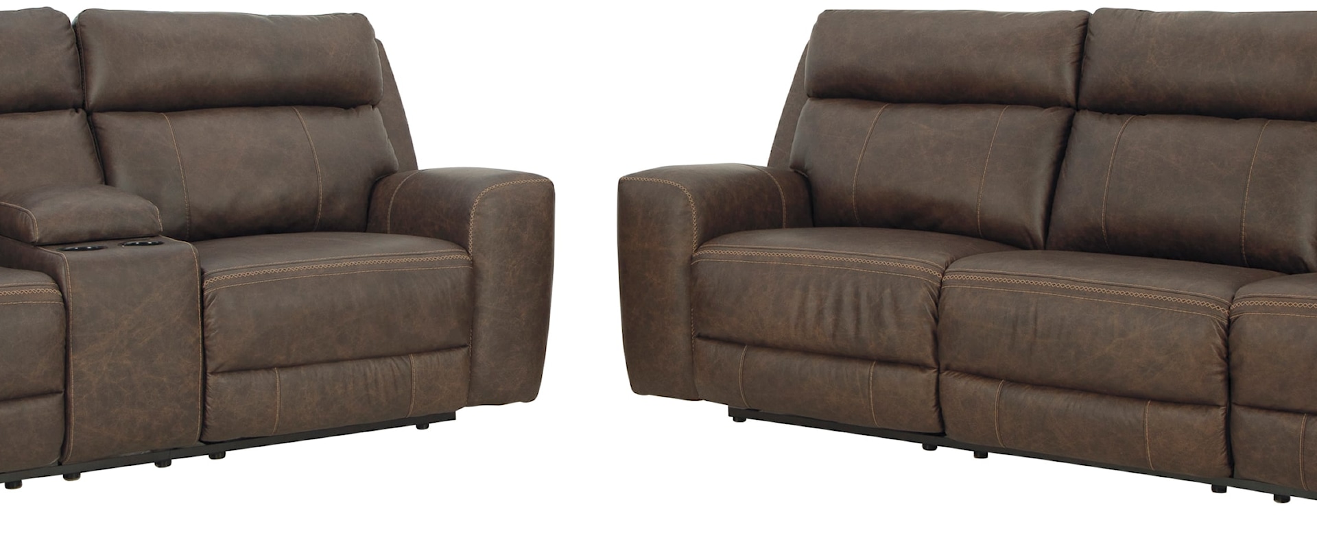 Contemporary 2-Piece Living Room Set