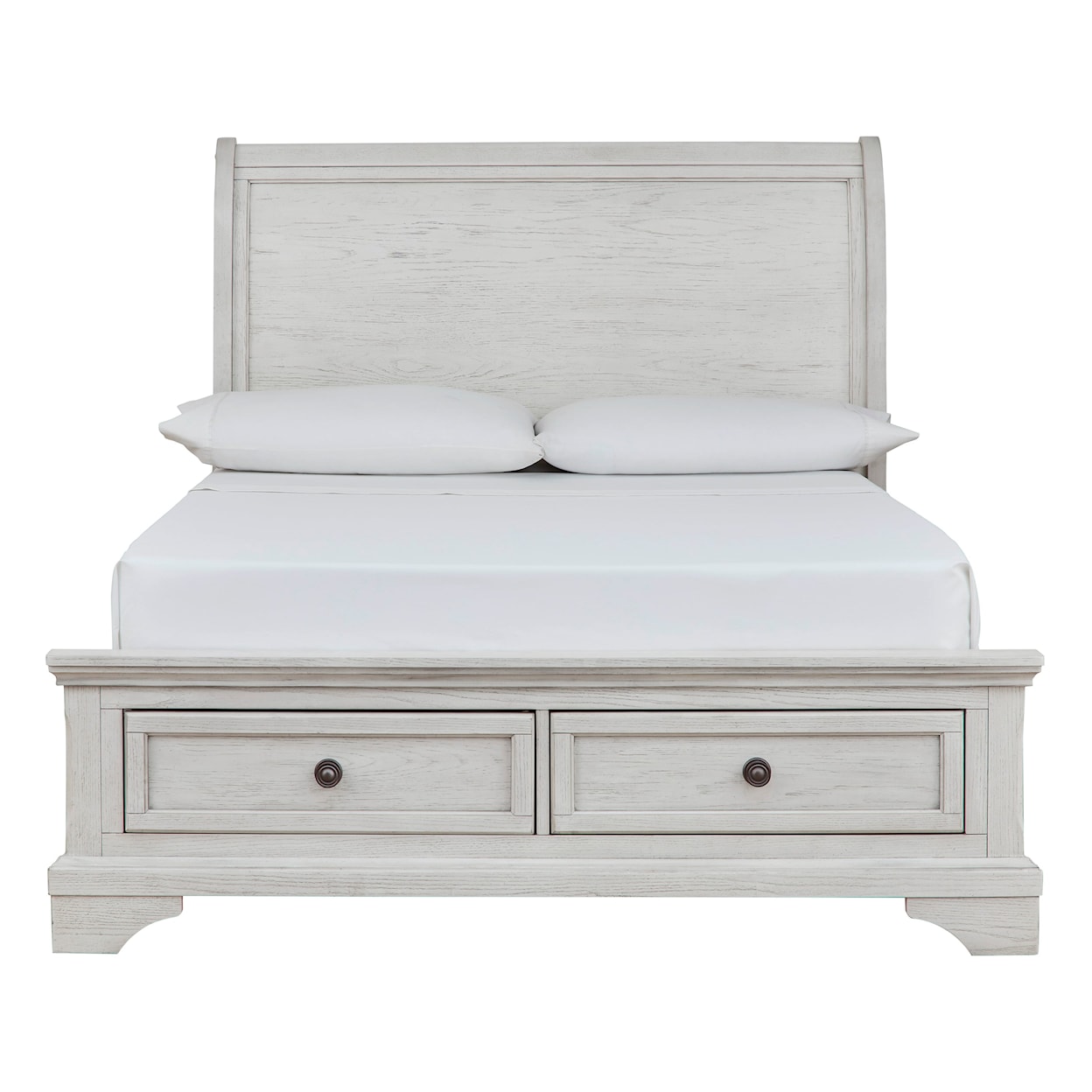 Signature Robbinsdale Full Sleigh Bed with Storage