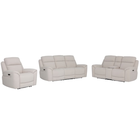 3-Piece Power Reclining Living Room Set