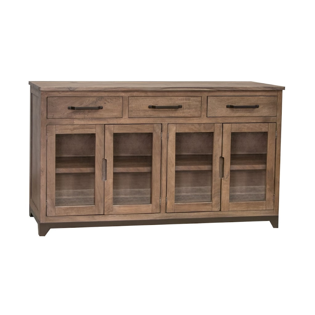 International Furniture Direct Natural Parota Console