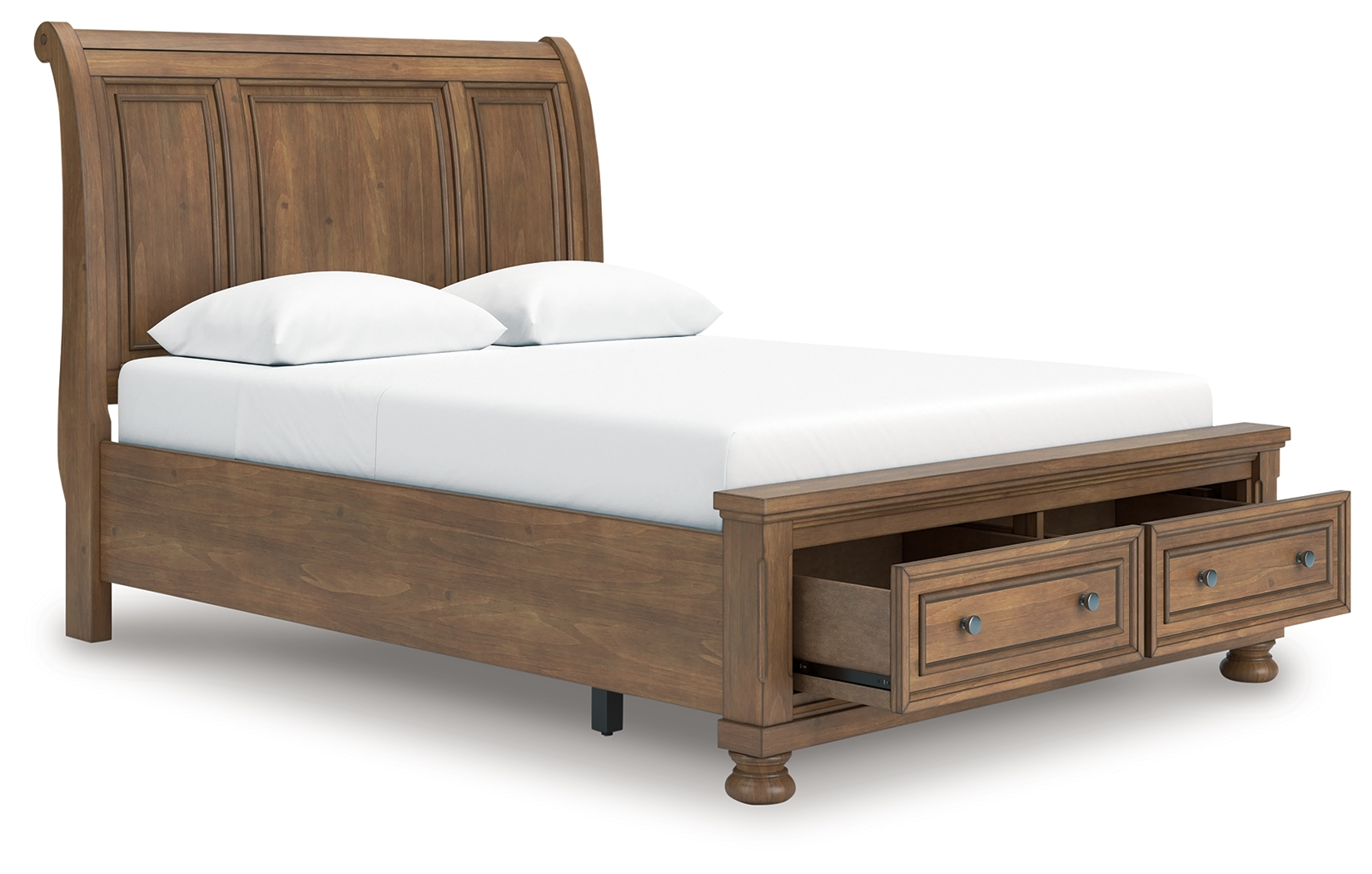 Queen Storage Sleigh Bed