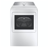GE Profile 7.4 Cu Ft Gas Dryer White