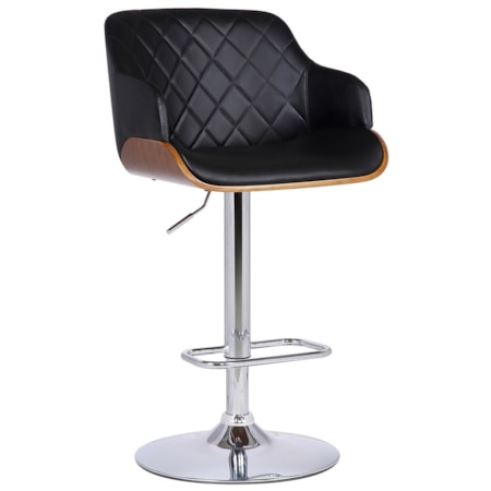 Upholstered Adjustable Bar Stool