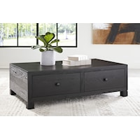 Contemporary 4-Drawer Coffee Table