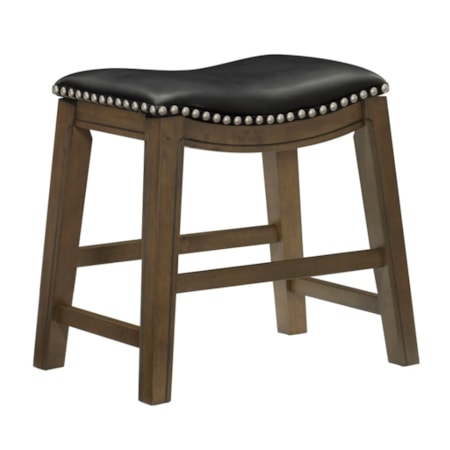 18" Upholstered Dining Stool
