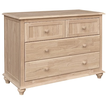 Cottage Bedroom - Three Drawer Chest