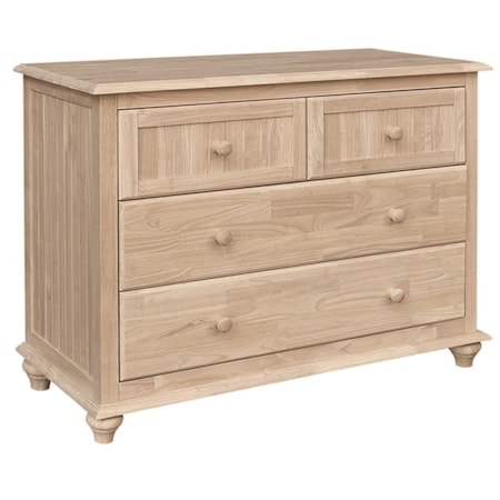 Cottage Bedroom - Three Drawer Chest
