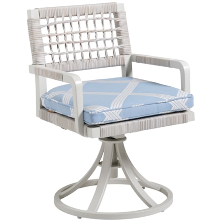 Outdoor Swivel Rocker Dining Chair