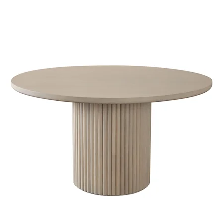 Contemporary 54" Round Dining Table