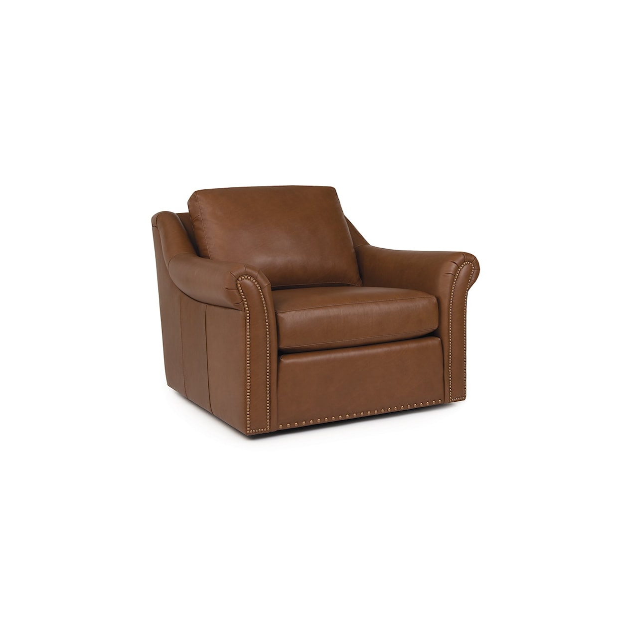 Kirkwood Maxwell Leather Swivel Chair