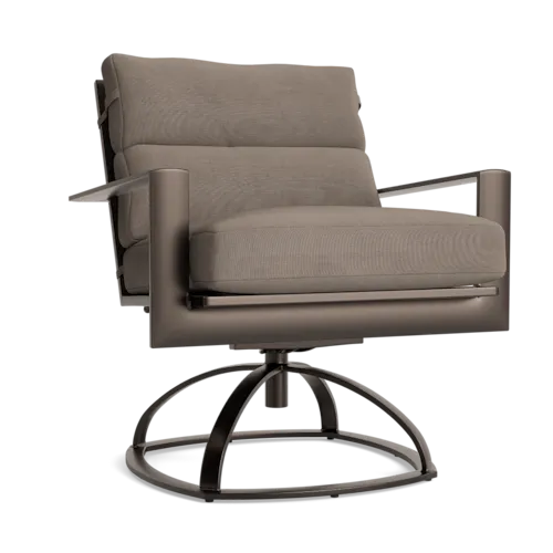 Parkway Cushioned Aluminum Swivel Rocker
