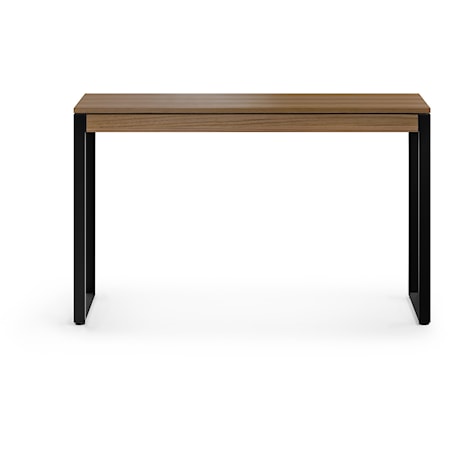 Contemporary Console Desk with Keyboard Drawer