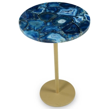 Agate Top Side Table