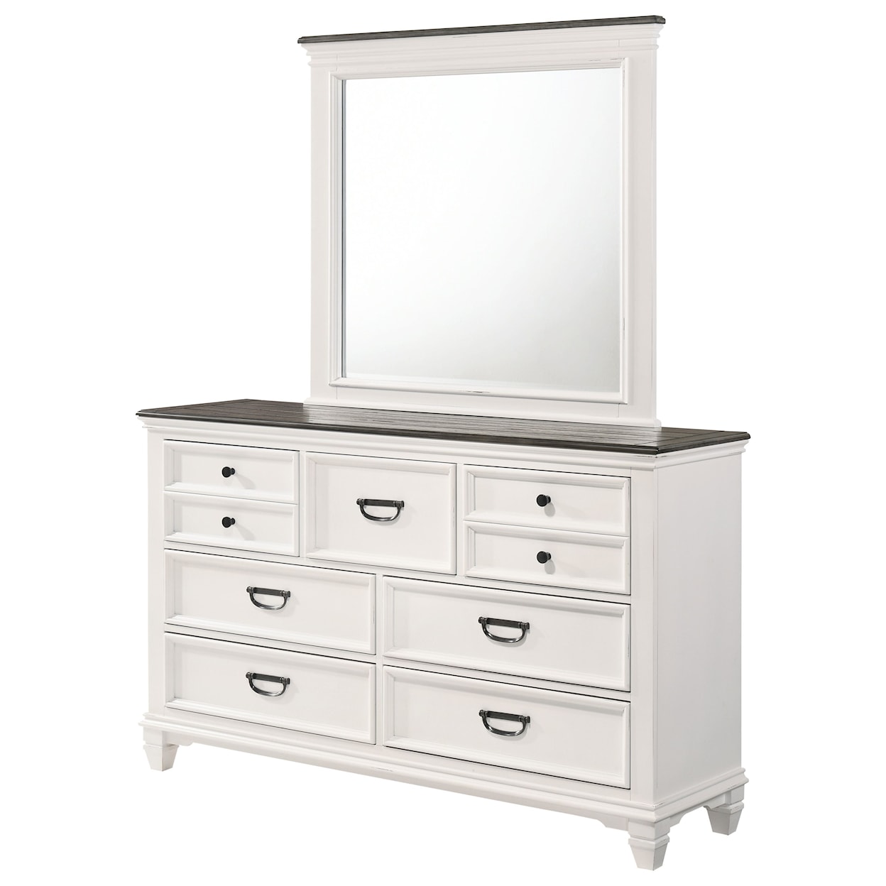 Lifestyle 8309 Mirror and Dresser Set