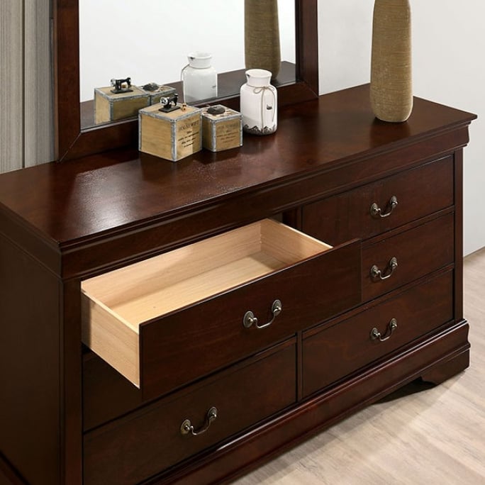 Furniture of America Louis Philippe 6-Drawer Dresser