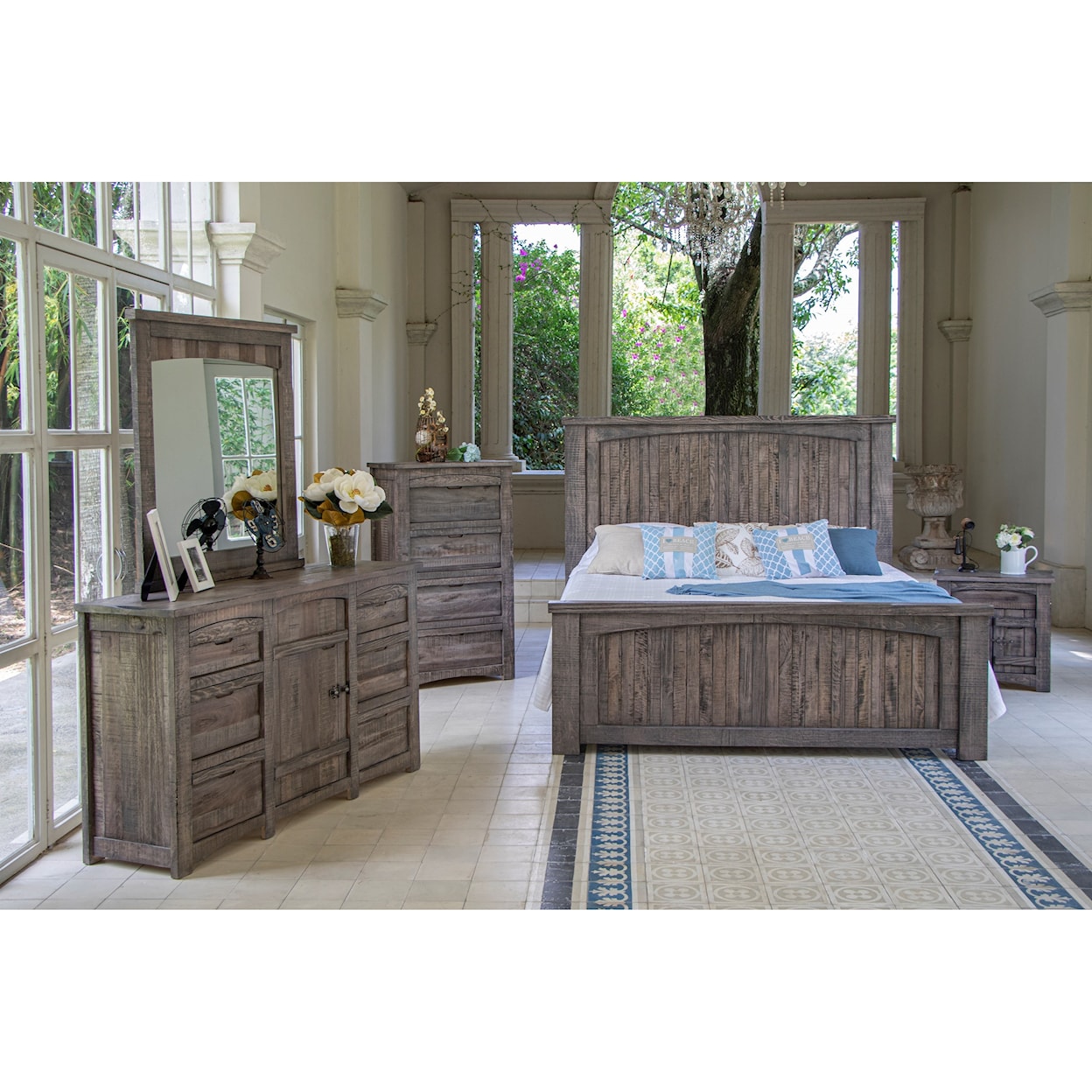 International Furniture Direct San Antonio Bedroom Group 1