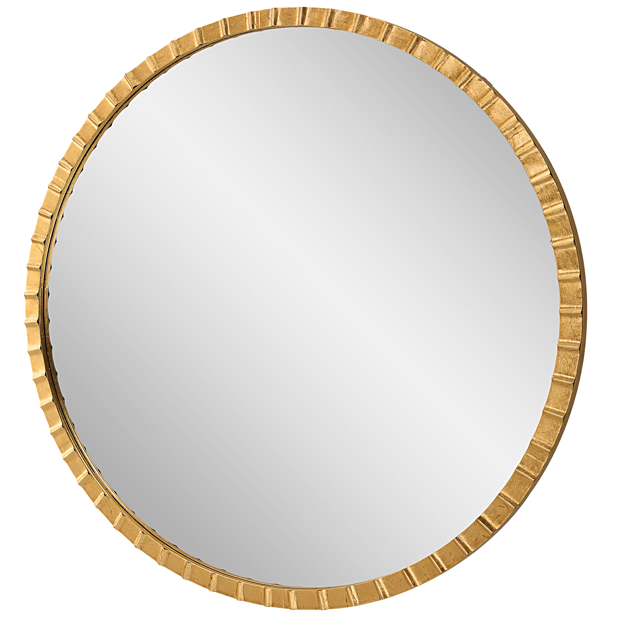 Dandridge Gold Round Mirror