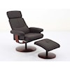 Progressive Furniture M165 Roma Recliner with Ottoman