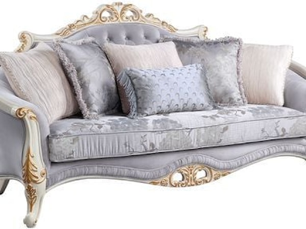 Sofa W/6 Pillows