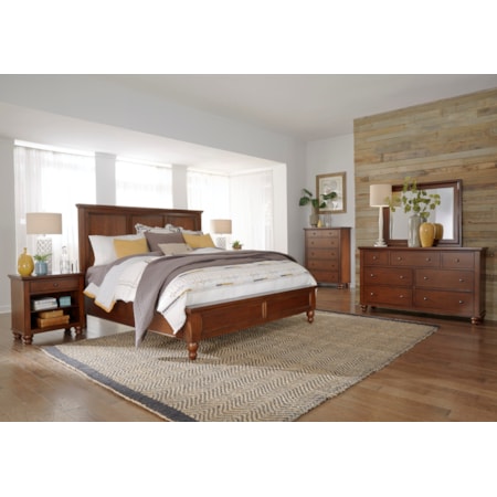 Queen Panel Bed