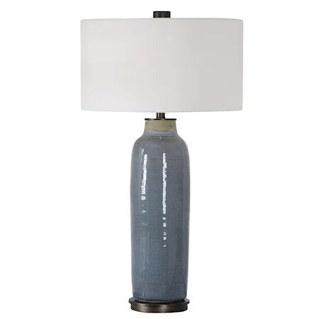 Vicente Slate Blue Table Lamp
