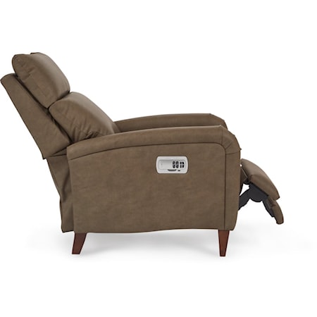 Upholstered High Leg Recliner