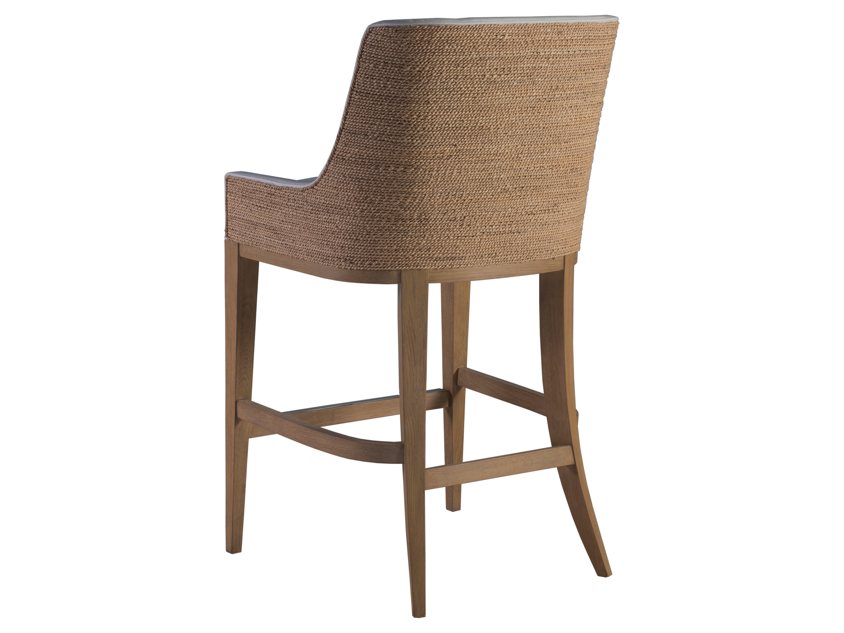 Woven Back Bar Stool