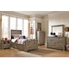 Signature Design by Ashley Vickers Twin Panel Bed with 2 Storage Drawers