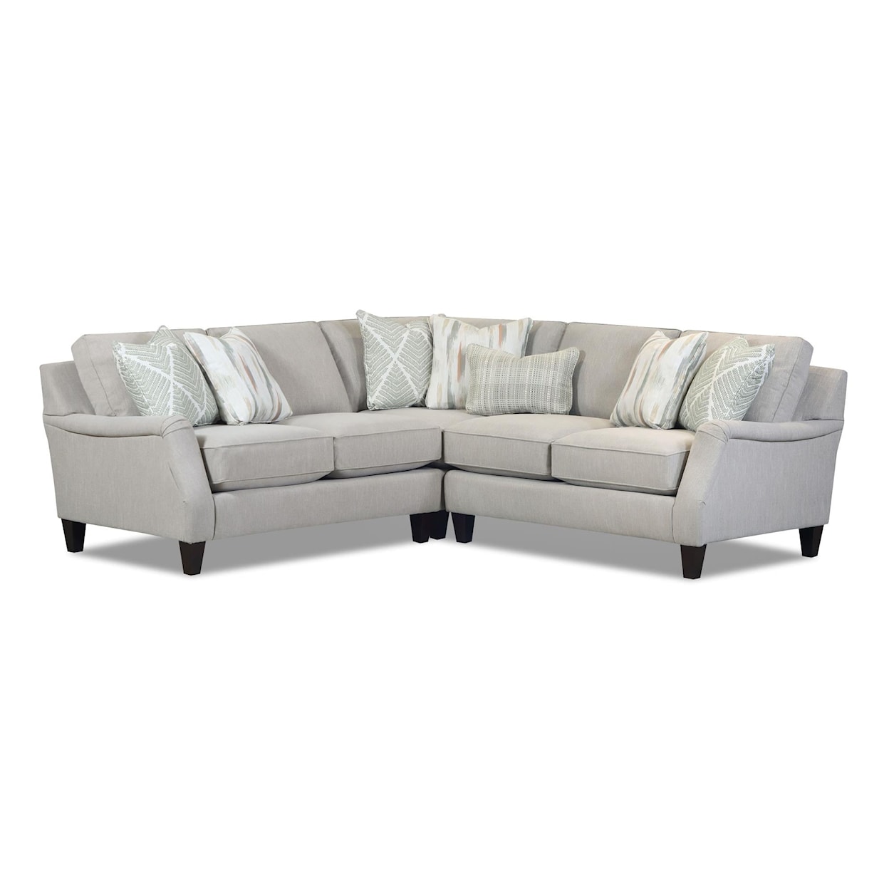 Fusion Furniture 7000 CHARLOTTE CREMINI Sectional