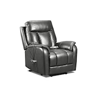 Contemporary Dual Power Lift Recliner Chair with Heat & Massage