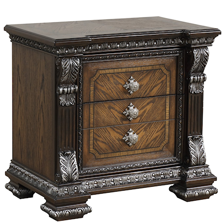 3-Drawer Nightstand