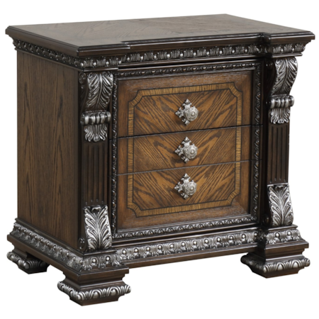 3-Drawer Nightstand