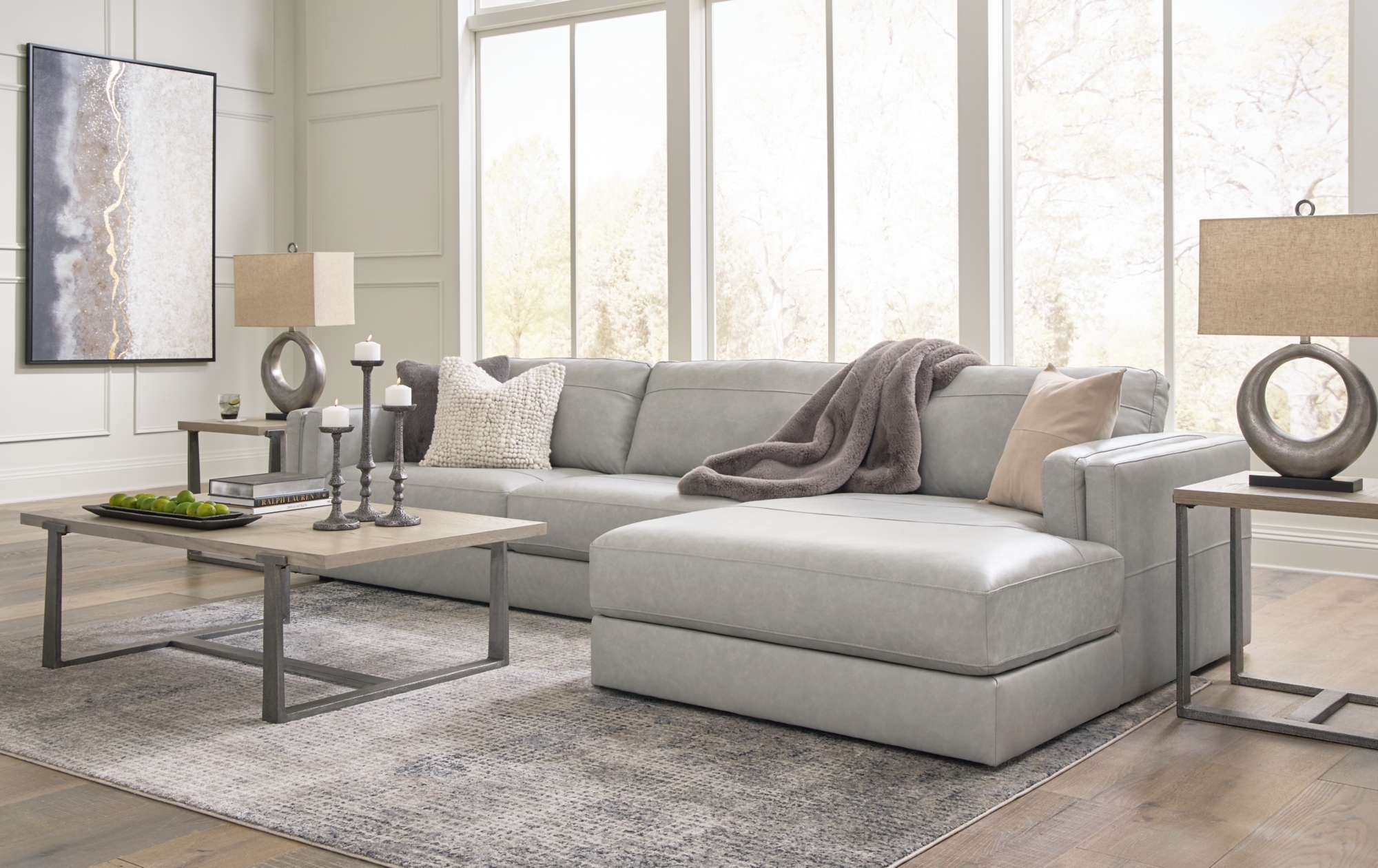 Signature Design by Ashley Amiata 2-Piece Sectional With Chaise