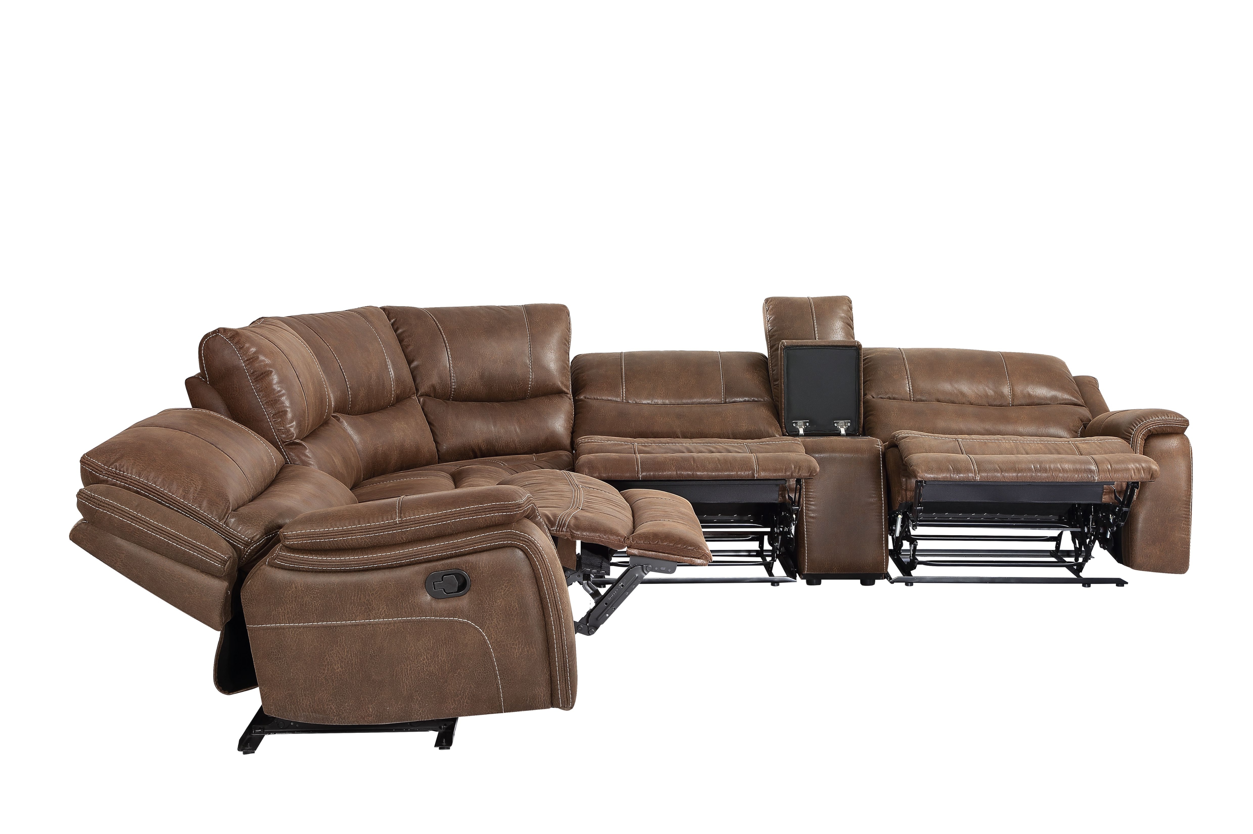 Steve Silver Lehi 6-Piece Manual Reclining Sectional