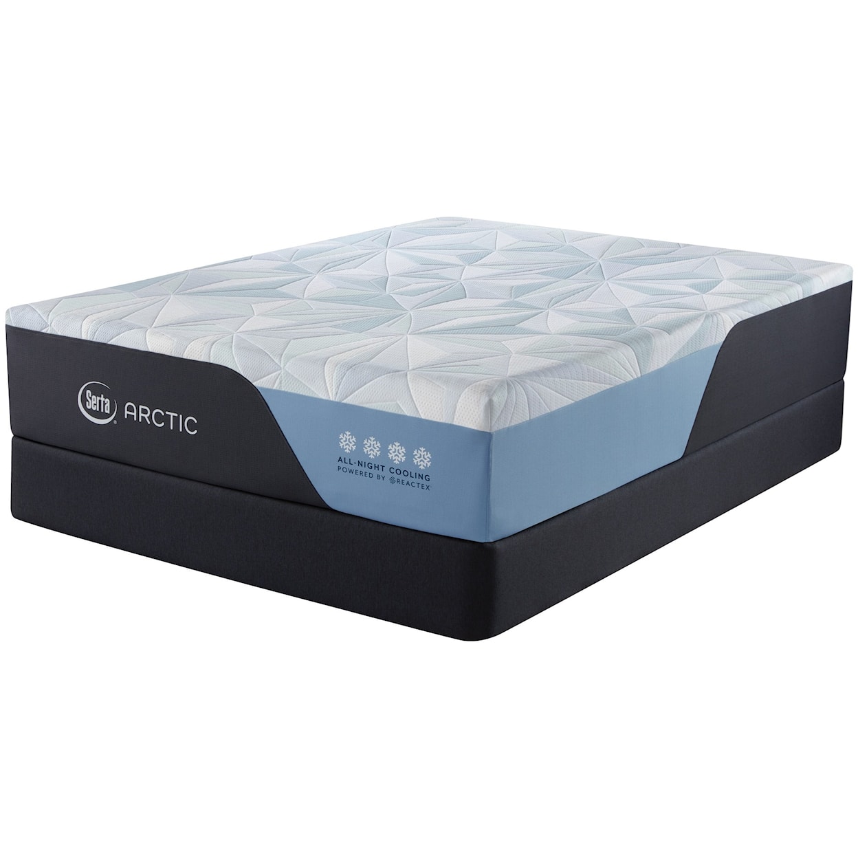 Serta Arctic Premier Foam Cal King 14.5" Premier Firm Mattress Set