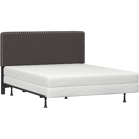 Contemporary Upholstered Full/Queen Headboard With Frame