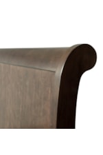 Liberty Furniture Rustic Traditions King Sleigh Bed with Bun Feet