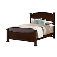 Transitional Queen Poster Bed