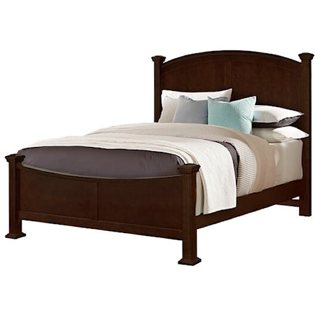 Transitional King Poster Bed